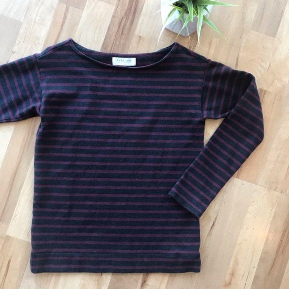 Everlane striped long sleeve shirt